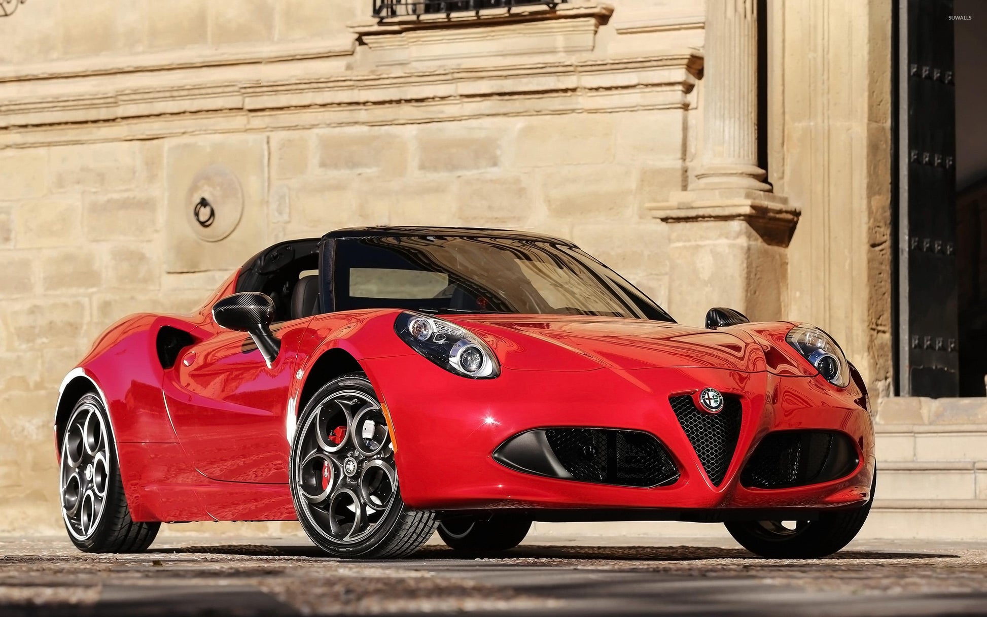Alfa Romeo 4C V16 Mousepad