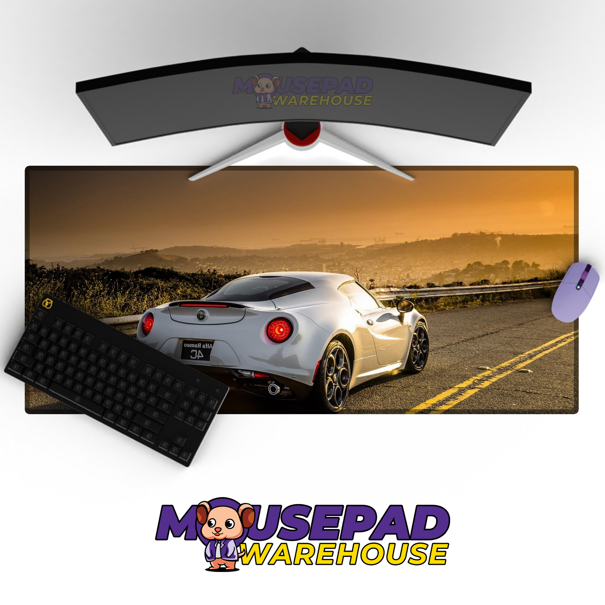 Alfa Romeo 4C V22 Mousepad Mockup