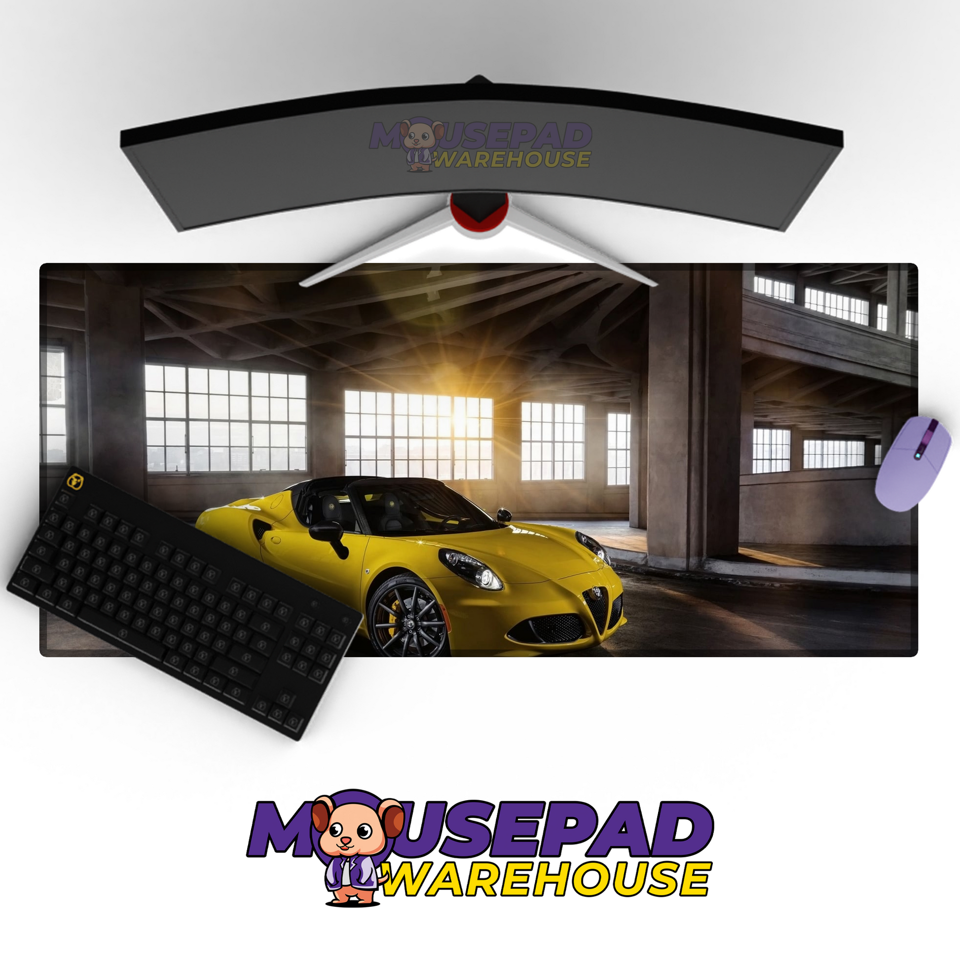 Alfa Romeo 4C V24 Mousepad Mockup