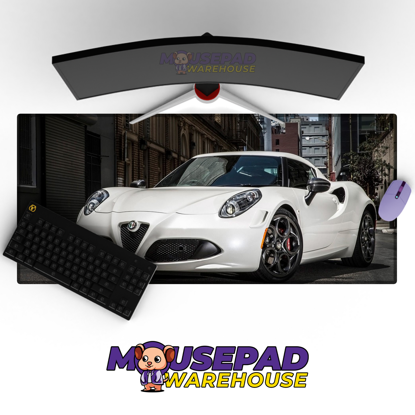 Alfa Romeo 4C V25 Mousepad Mockup