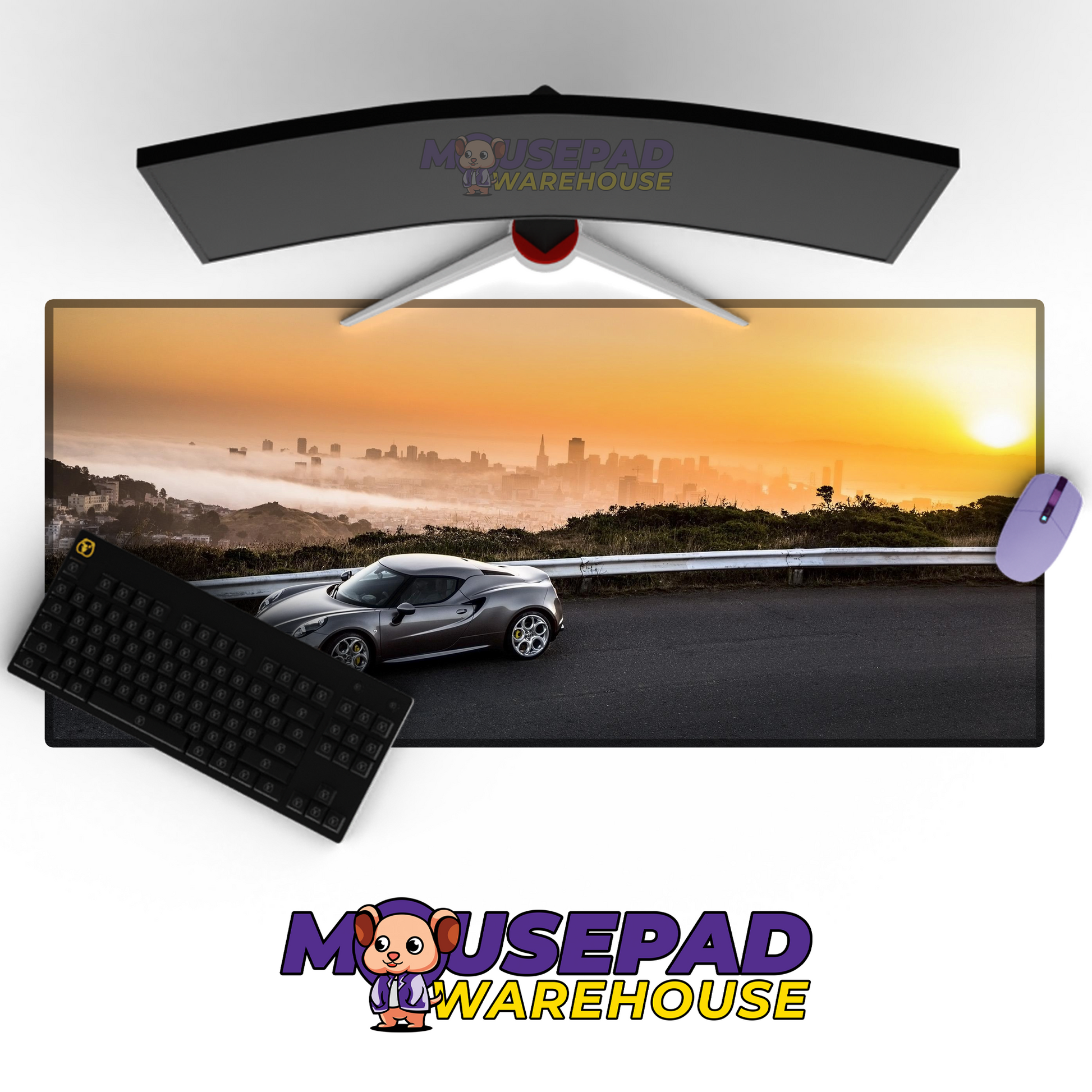 Alfa Romeo 4C V27 Mousepad Mockup