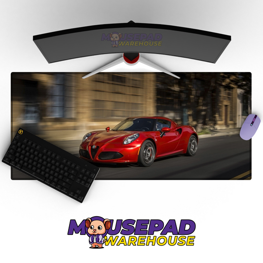 Alfa Romeo 4C V30 Mousepad Mockup