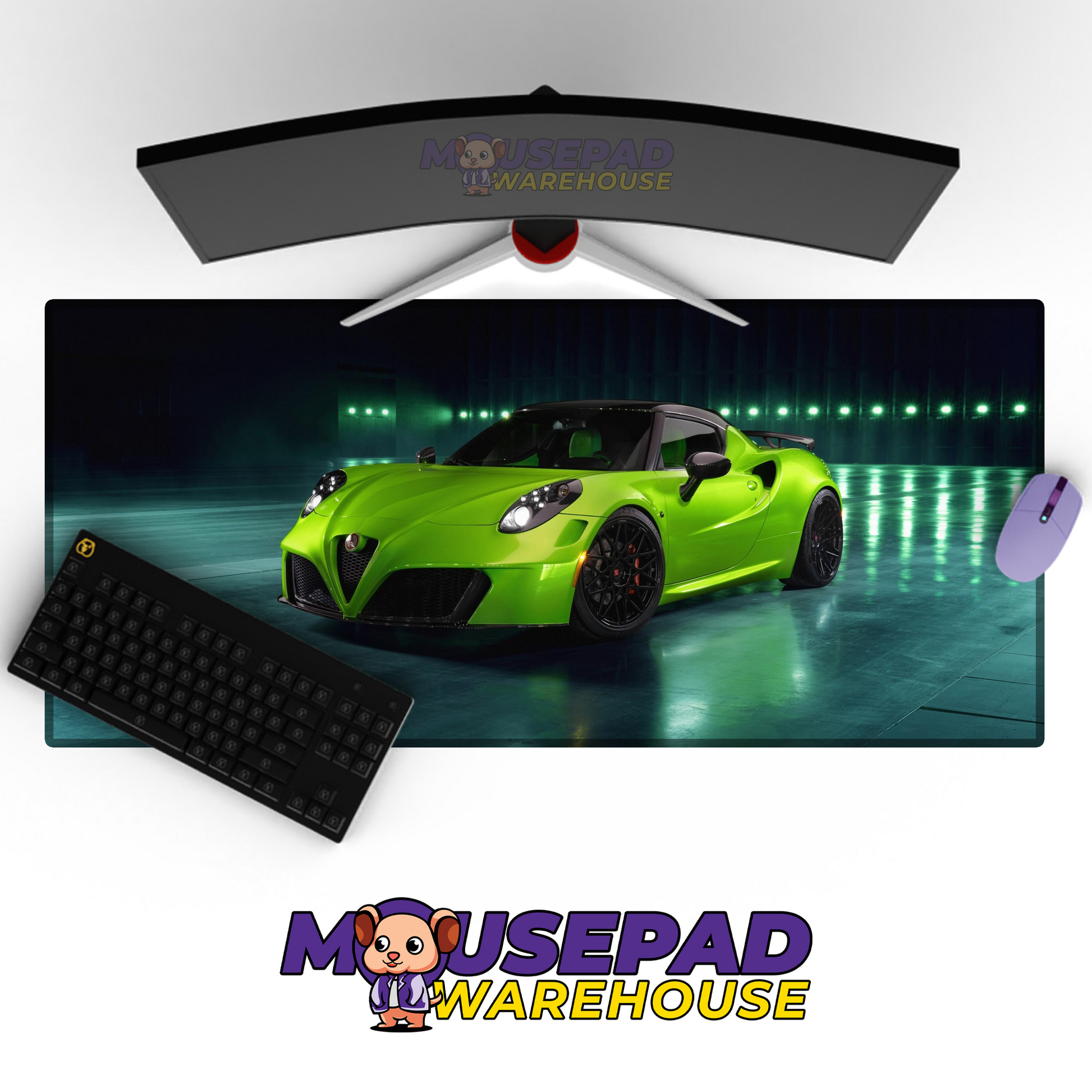 Alfa Romeo 4C V31 Mousepad Mockup
