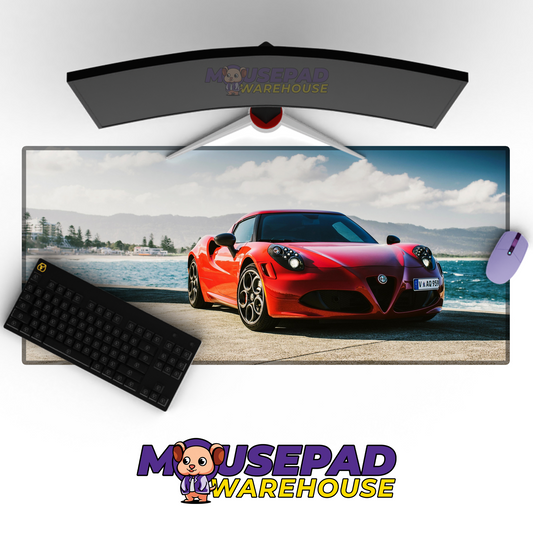 Alfa Romeo 4C V35 Mousepad Mockup