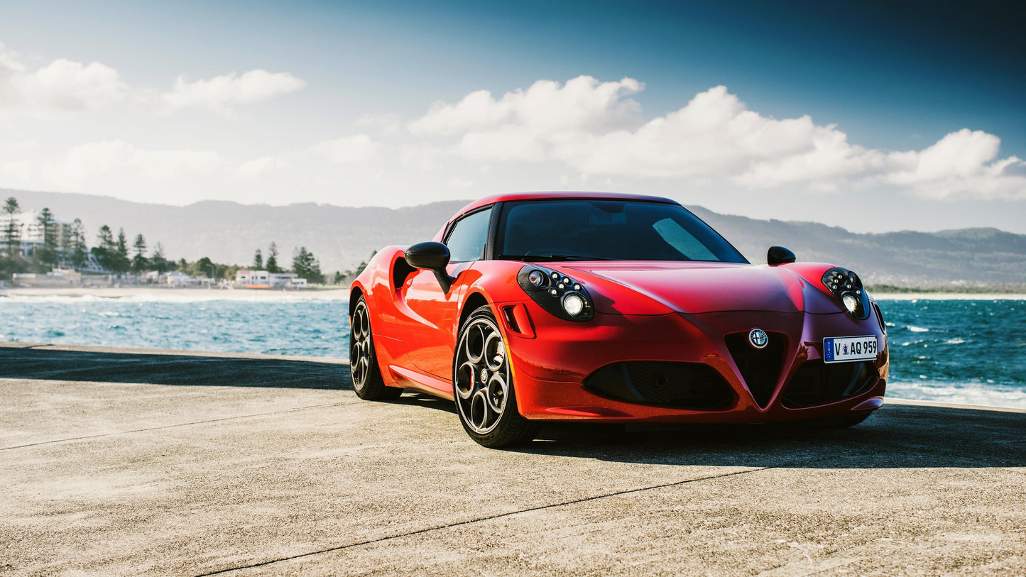 Alfa Romeo 4C V35 Mousepad