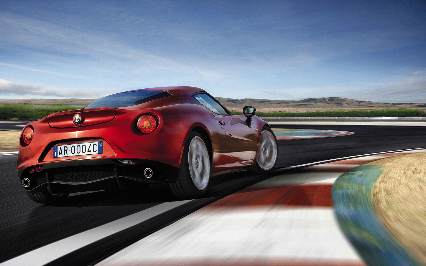 Alfa Romeo 4C V36 Mousepad