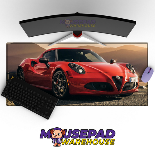 Alfa Romeo 4C V3 Mousepad Mockup