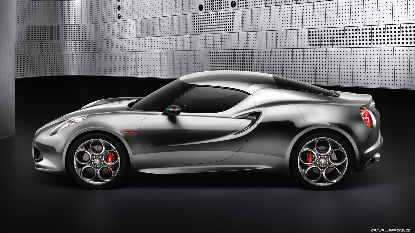 Alfa Romeo 4C V40 Mousepad