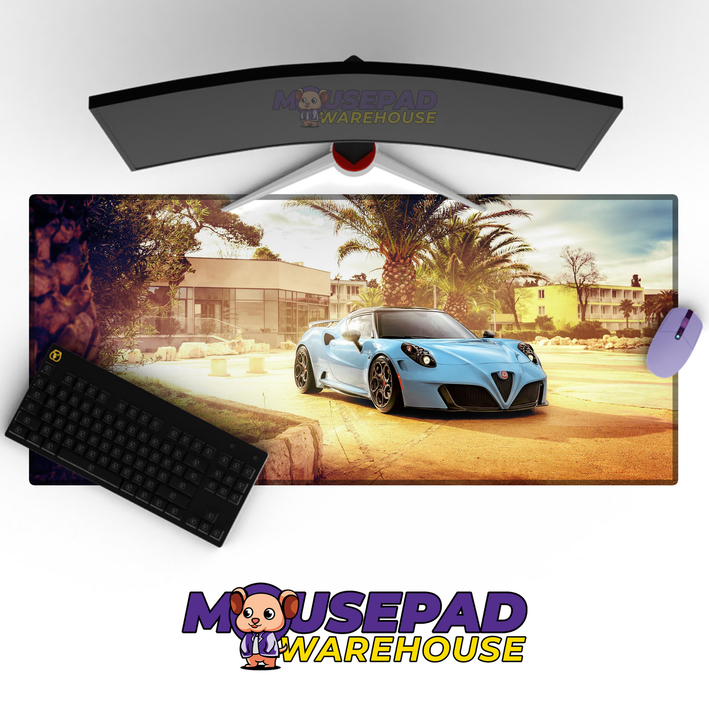 Alfa Romeo 4C V5 Mousepad Mockup