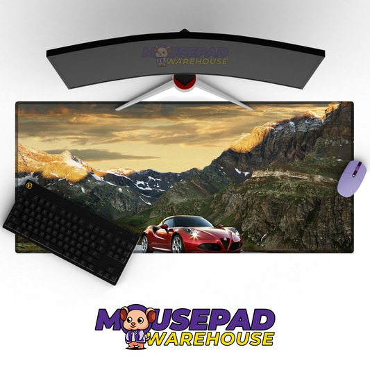 Alfa Romeo 4C V6 Mousepad Mockup