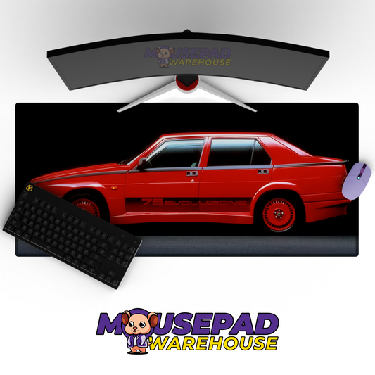 Alfa Romeo 75 Turbo V12 Mousepad Mockup