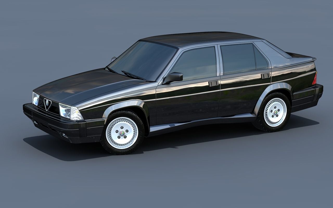Alfa Romeo 75 Turbo V13 Mousepad