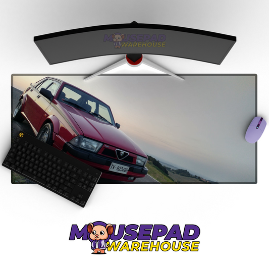 Alfa Romeo 75 Turbo V2 Mousepad Mockup