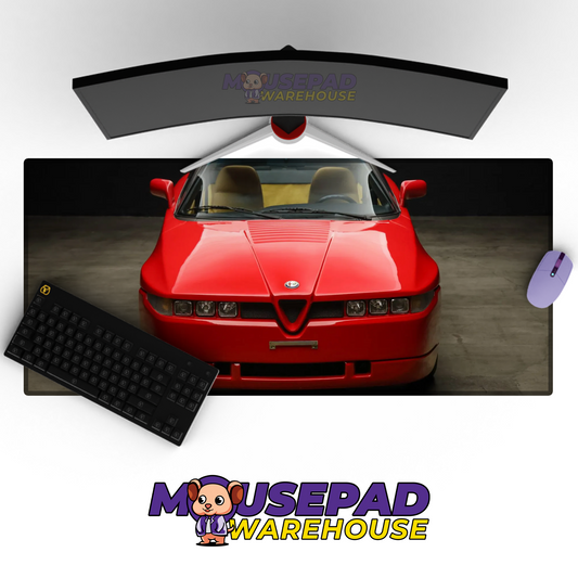 Alfa Romeo 75 Turbo V4 Mousepad Mockup
