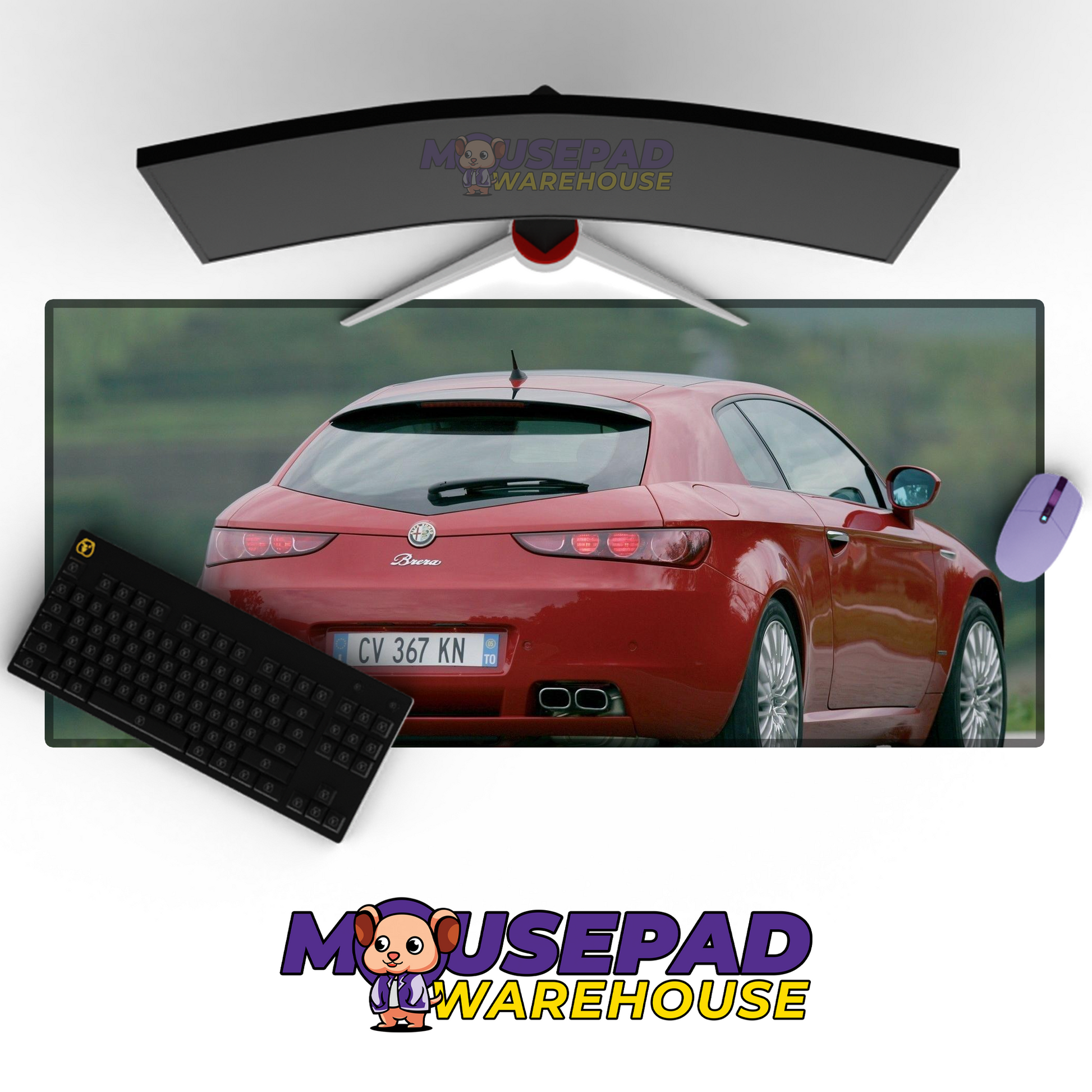 Alfa Romeo Brera V15 Mousepad Mockup