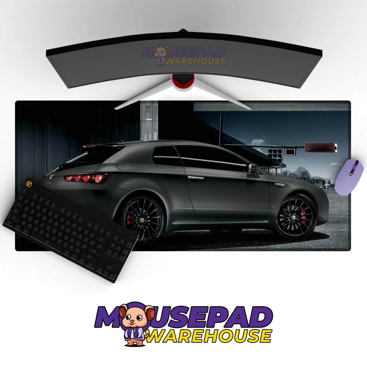 Alfa Romeo Brera V16 Mousepad Mockup