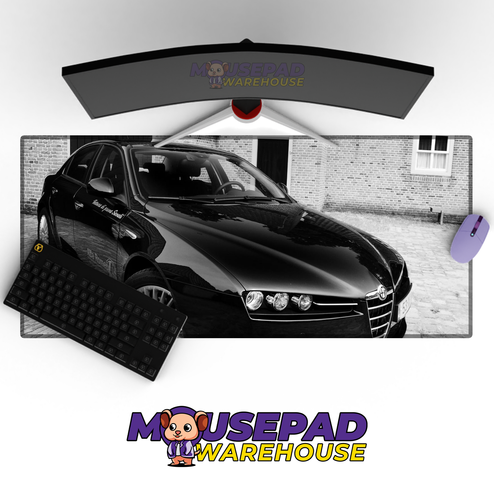 Alfa Romeo Brera V1 Mousepad Mockup
