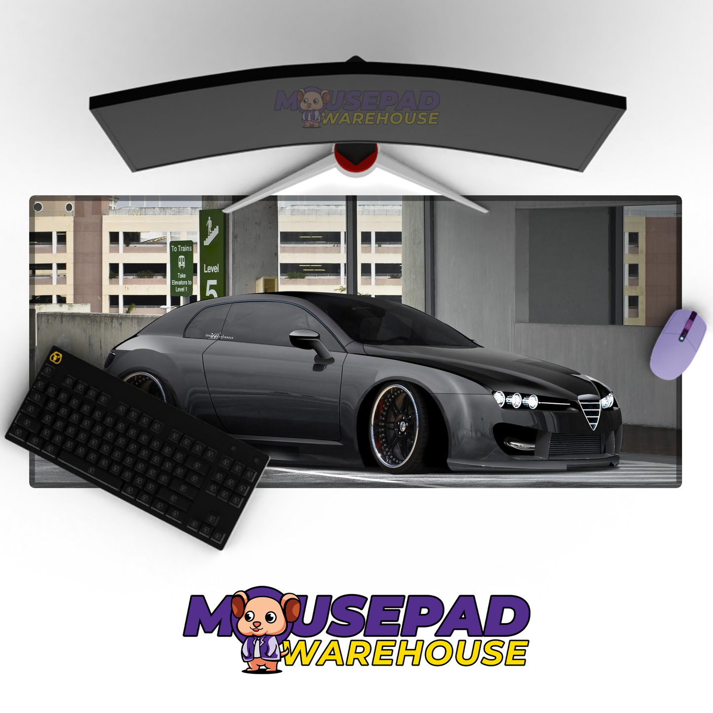 Alfa Romeo Brera V28 Mousepad Mockup