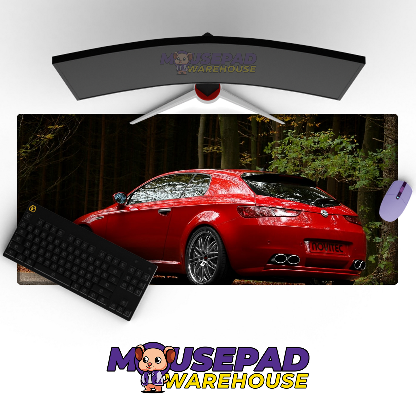 Alfa Romeo Brera V2 Mousepad Mockup