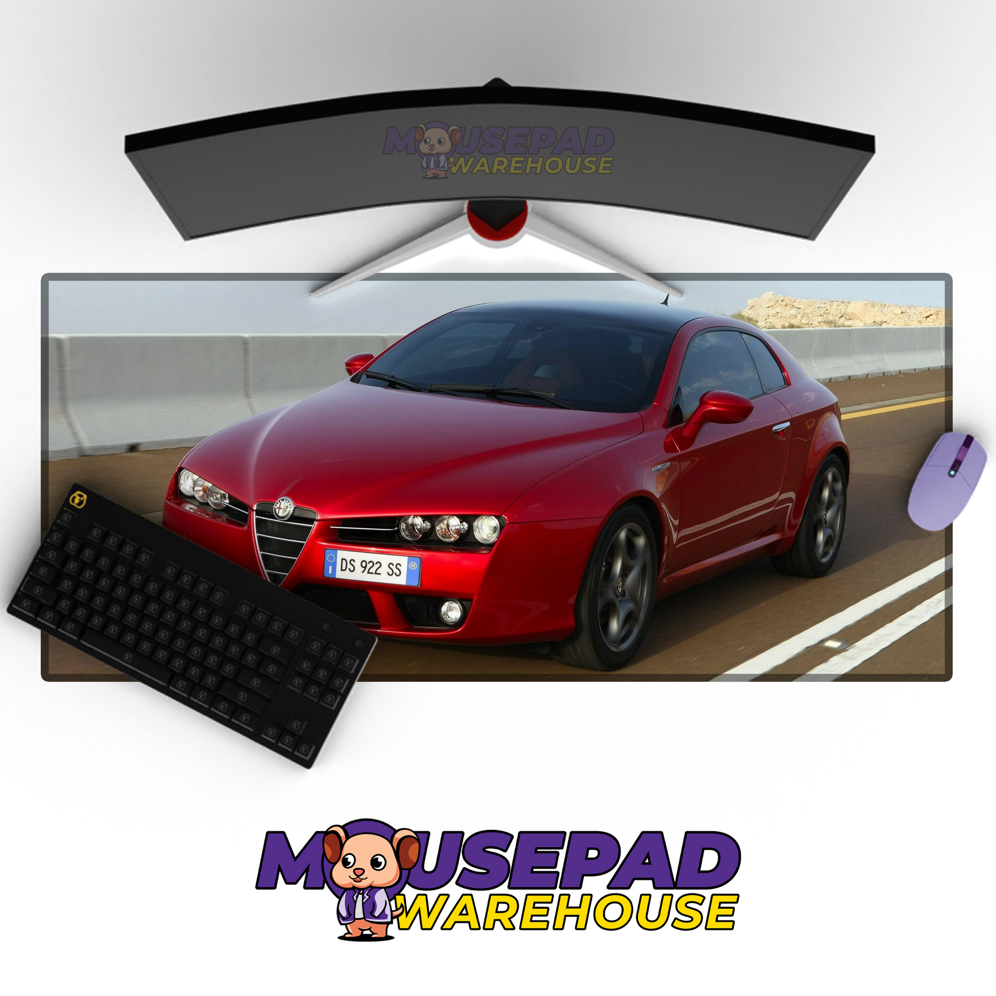 Alfa Romeo Brera V30 Mousepad Mockup