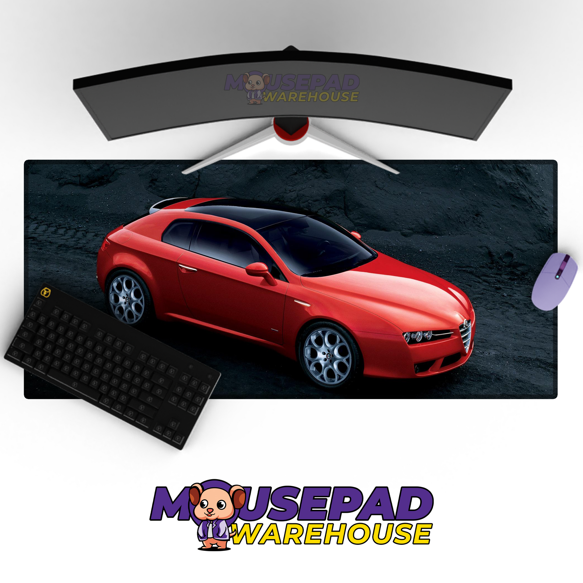 Alfa Romeo Brera V32 Mousepad Mockup