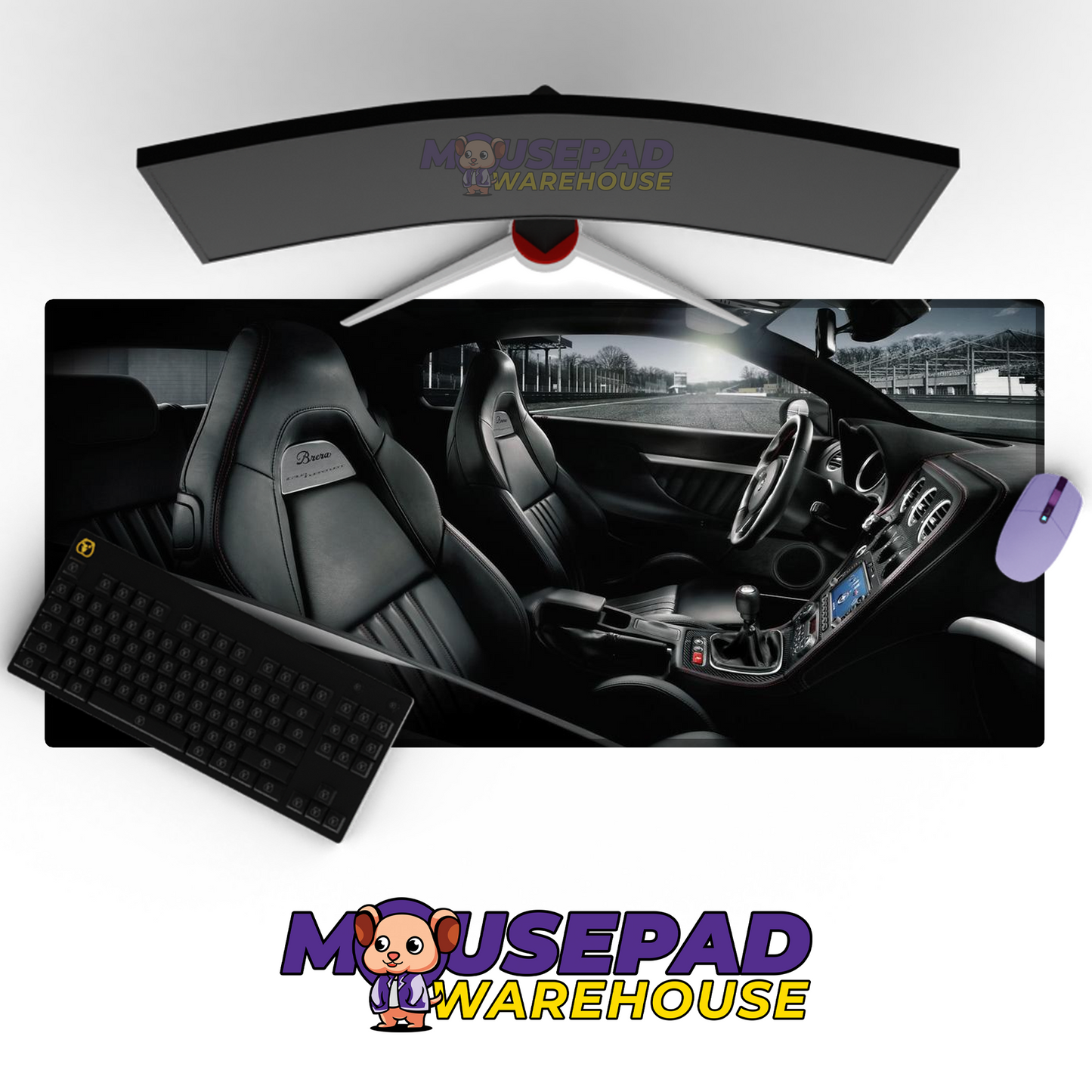 Alfa Romeo Brera V8 Mousepad Mockup