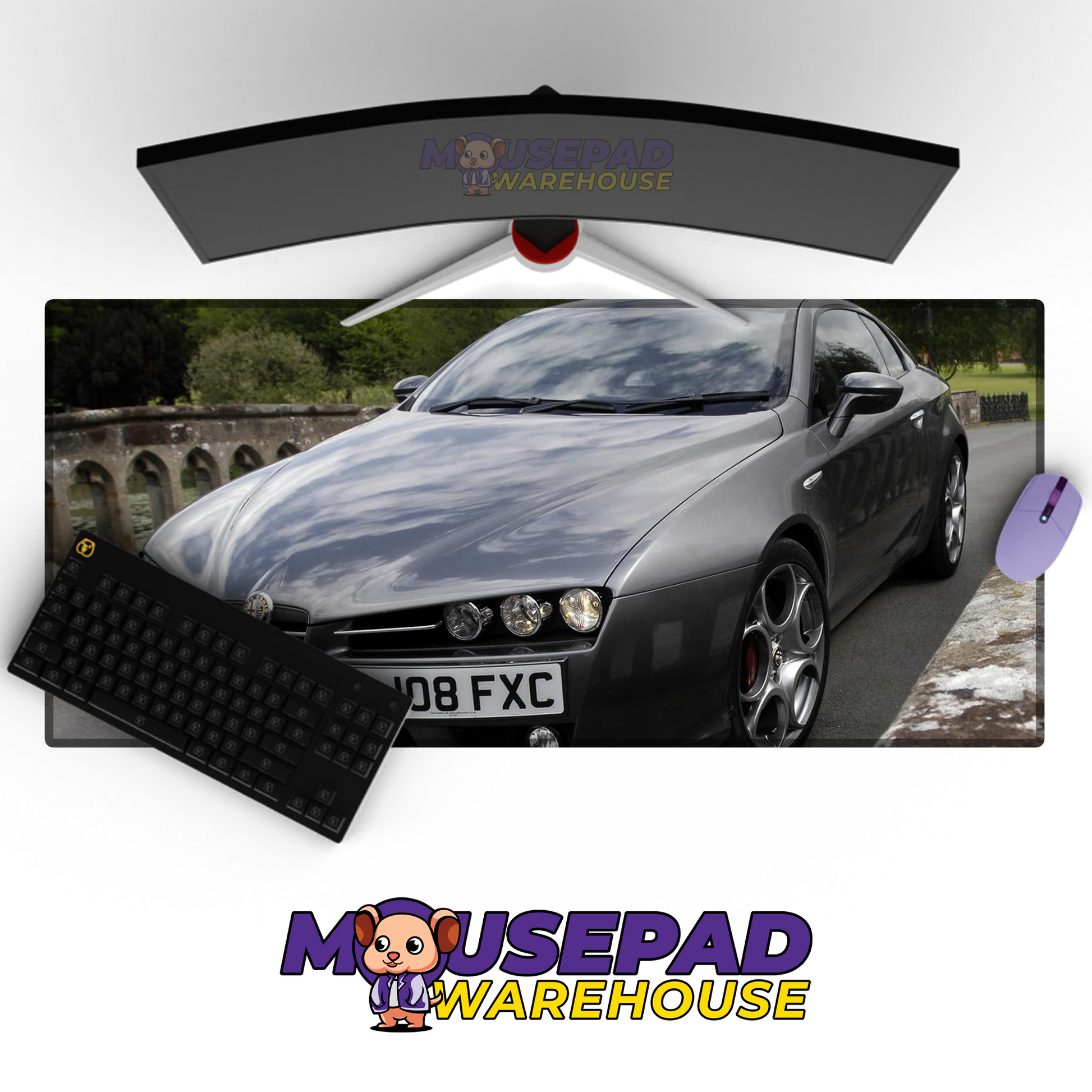 Alfa Romeo Brera V9 Mousepad Mockup
