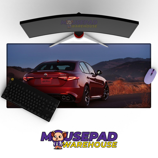 Alfa Romeo Giulia Quadrifoglio V21 Mousepad Mockup