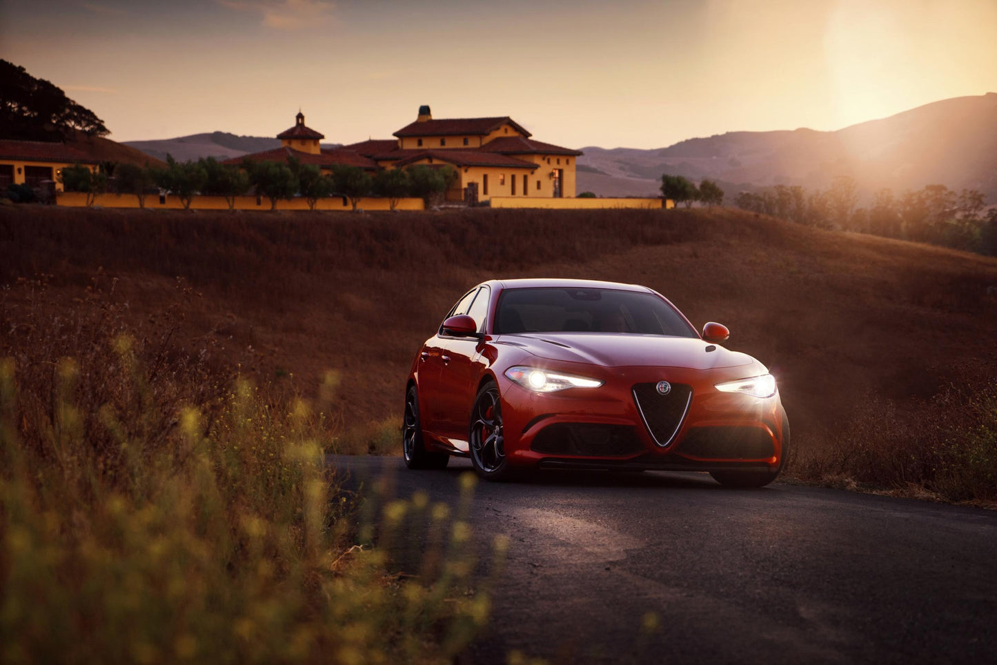 Alfa Romeo Giulia Quadrifoglio V22 Mousepad
