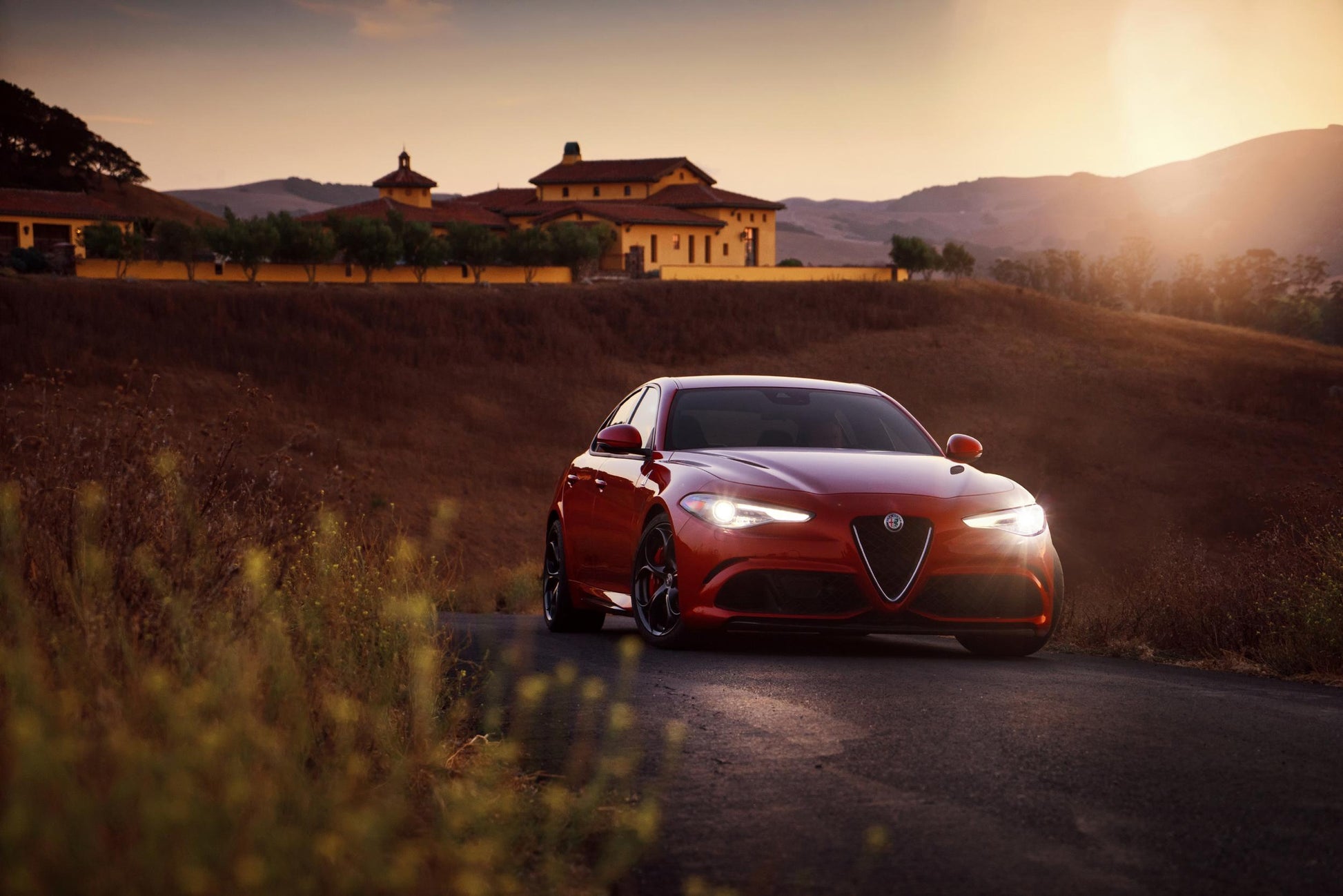 Alfa Romeo Giulia Quadrifoglio V22 Mousepad