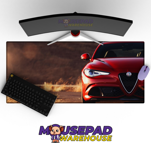 Alfa Romeo Giulia Quadrifoglio V31 Mousepad Mockup