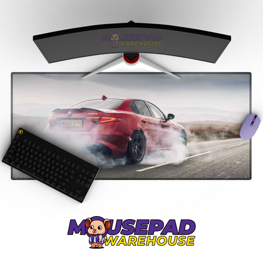 Alfa Romeo Giulia Quadrifoglio V33 Mousepad Mockup