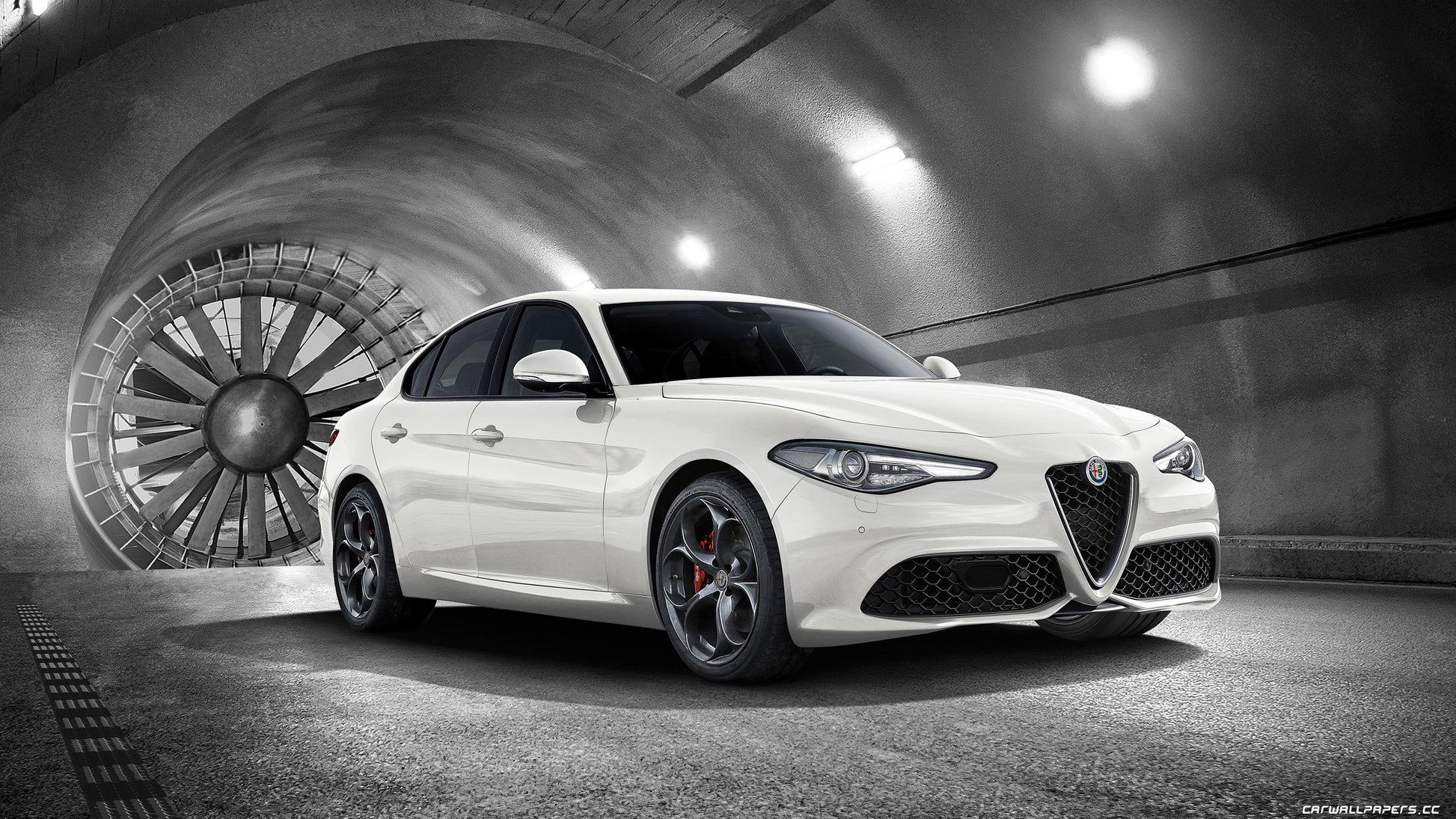 Alfa Romeo Giulia Quadrifoglio V37 Mousepad