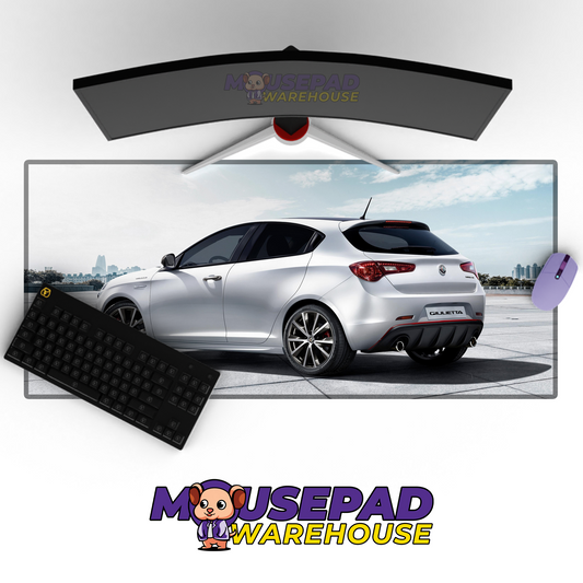 Alfa Romeo Giulia Quadrifoglio V5 Mousepad Mockup