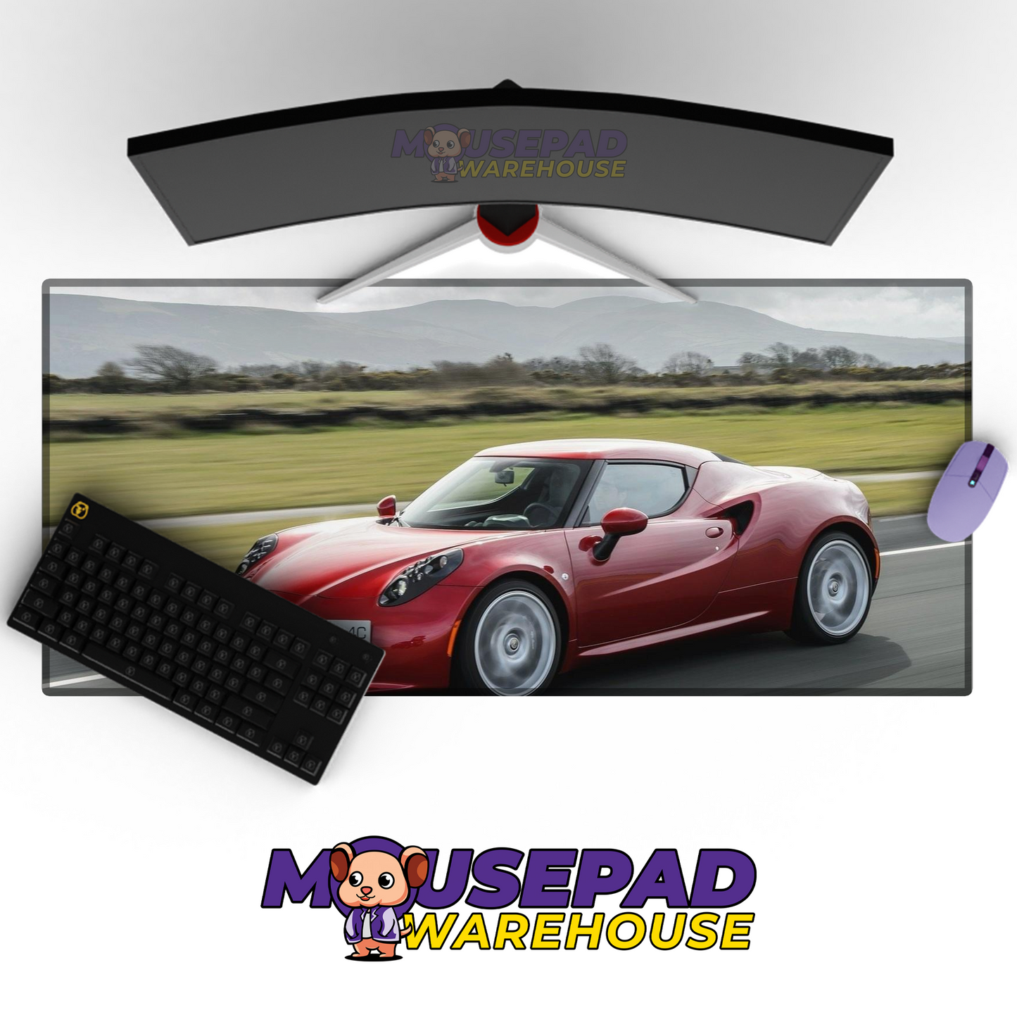 Alfa Romeo Giulietta V10 Mousepad Mockup