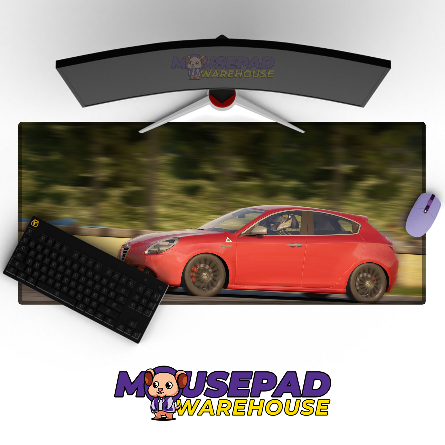 Alfa Romeo Giulietta V11 Mousepad Mockup