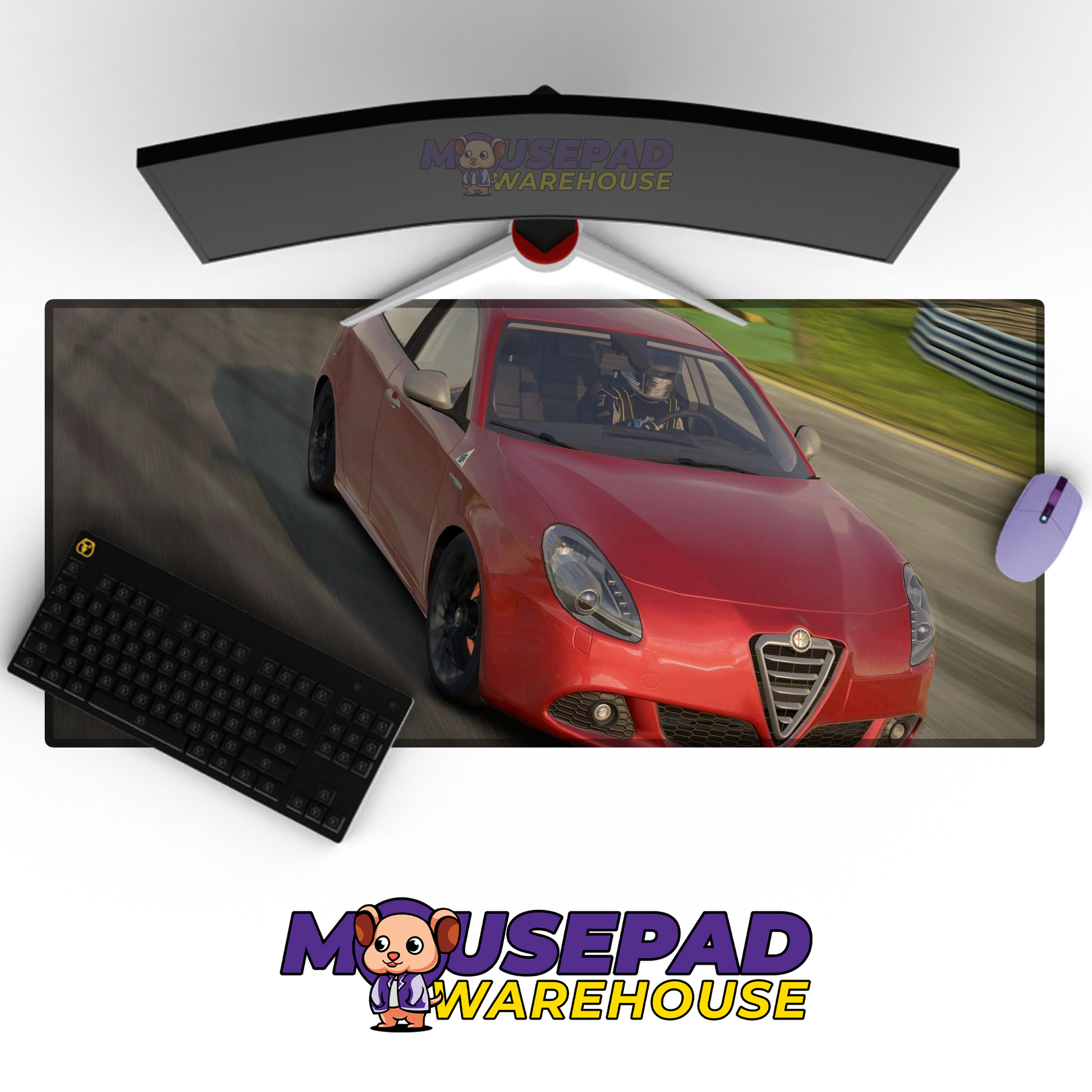Alfa Romeo Giulietta V13 Mousepad Mockup