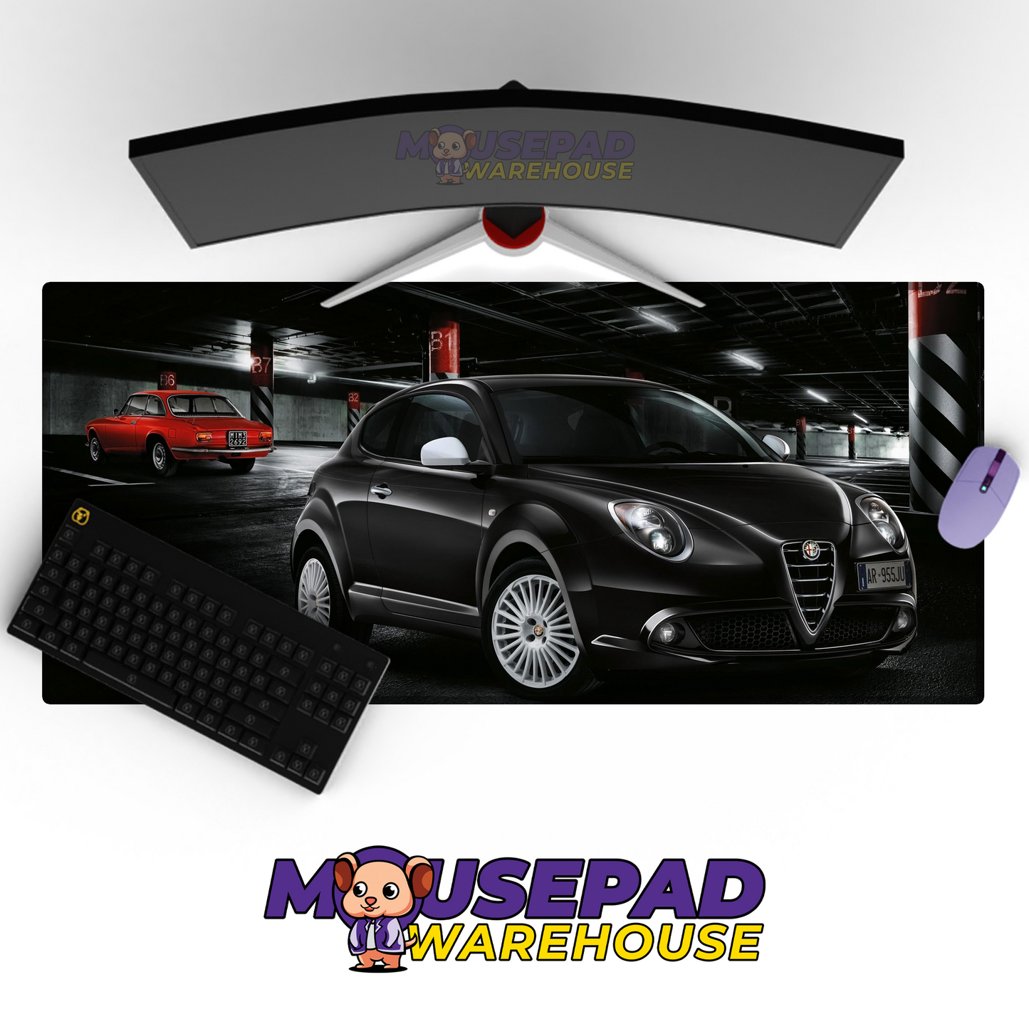 Alfa Romeo Giulietta V15 Mousepad Mockup