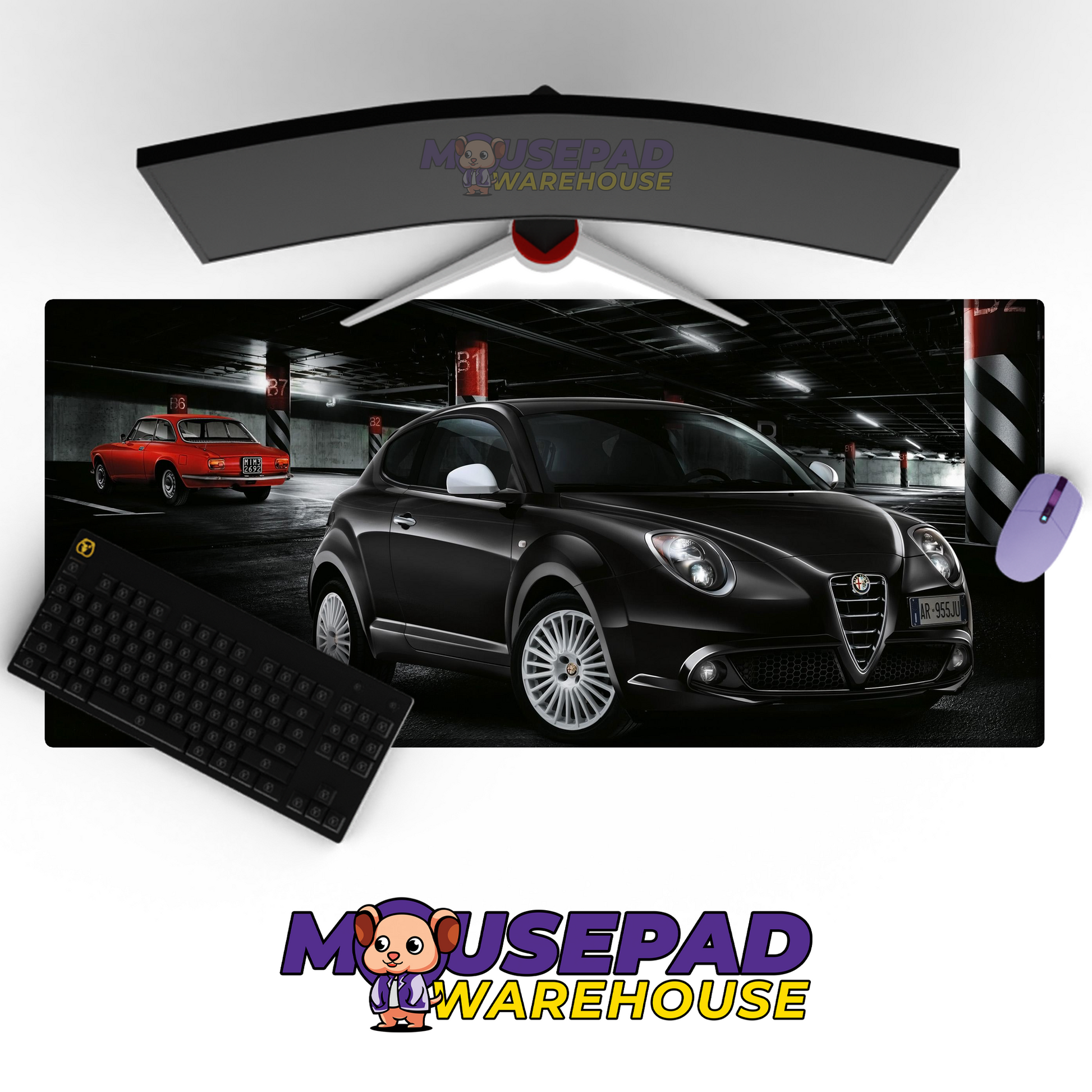 Alfa Romeo Giulietta V15 Mousepad Mockup