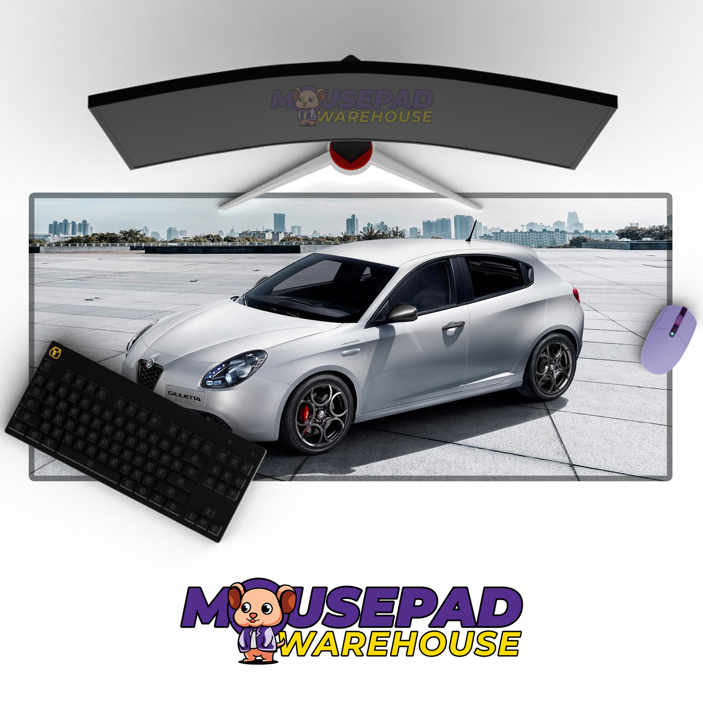 Alfa Romeo Giulietta V16 Mousepad Mockup