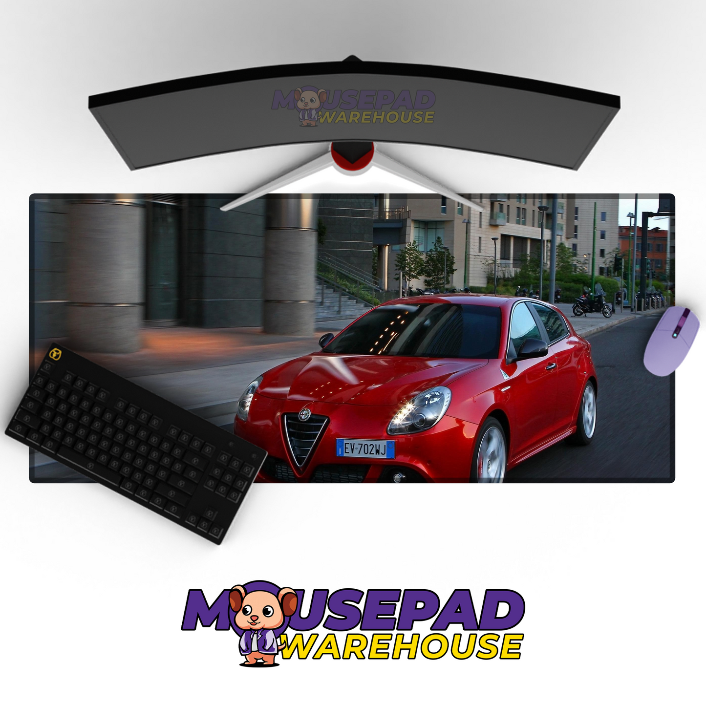 Alfa Romeo Giulietta V17 Mousepad Mockup