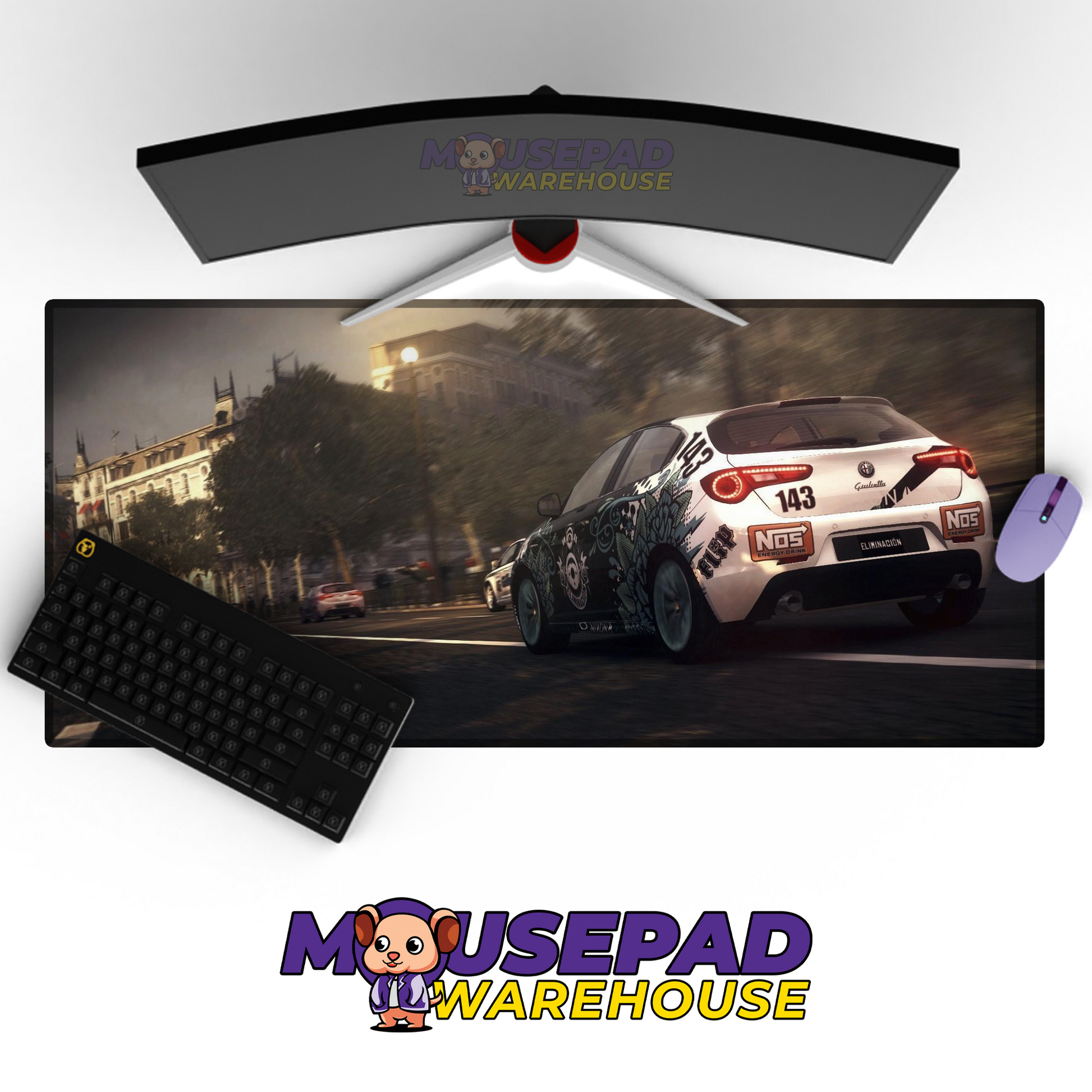 Alfa Romeo Giulietta V19 Mousepad Mockup