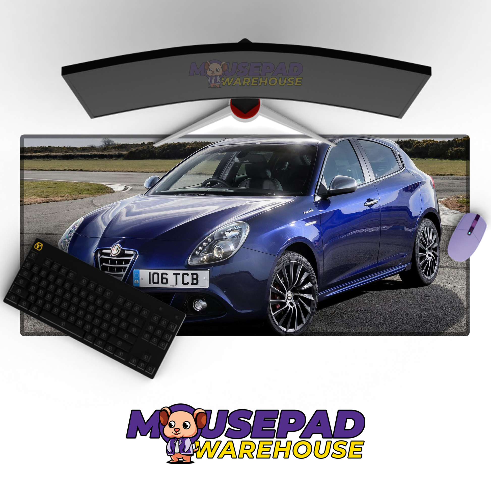 Alfa Romeo Giulietta V21 Mousepad Mockup