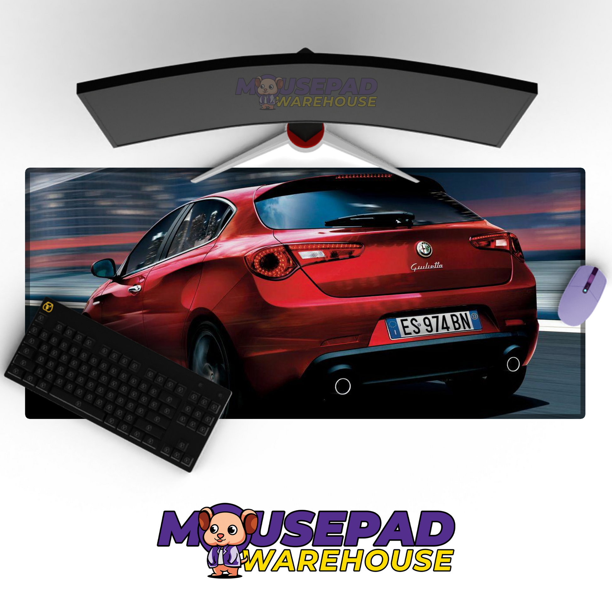 Alfa Romeo Giulietta V25 Mousepad Mockup