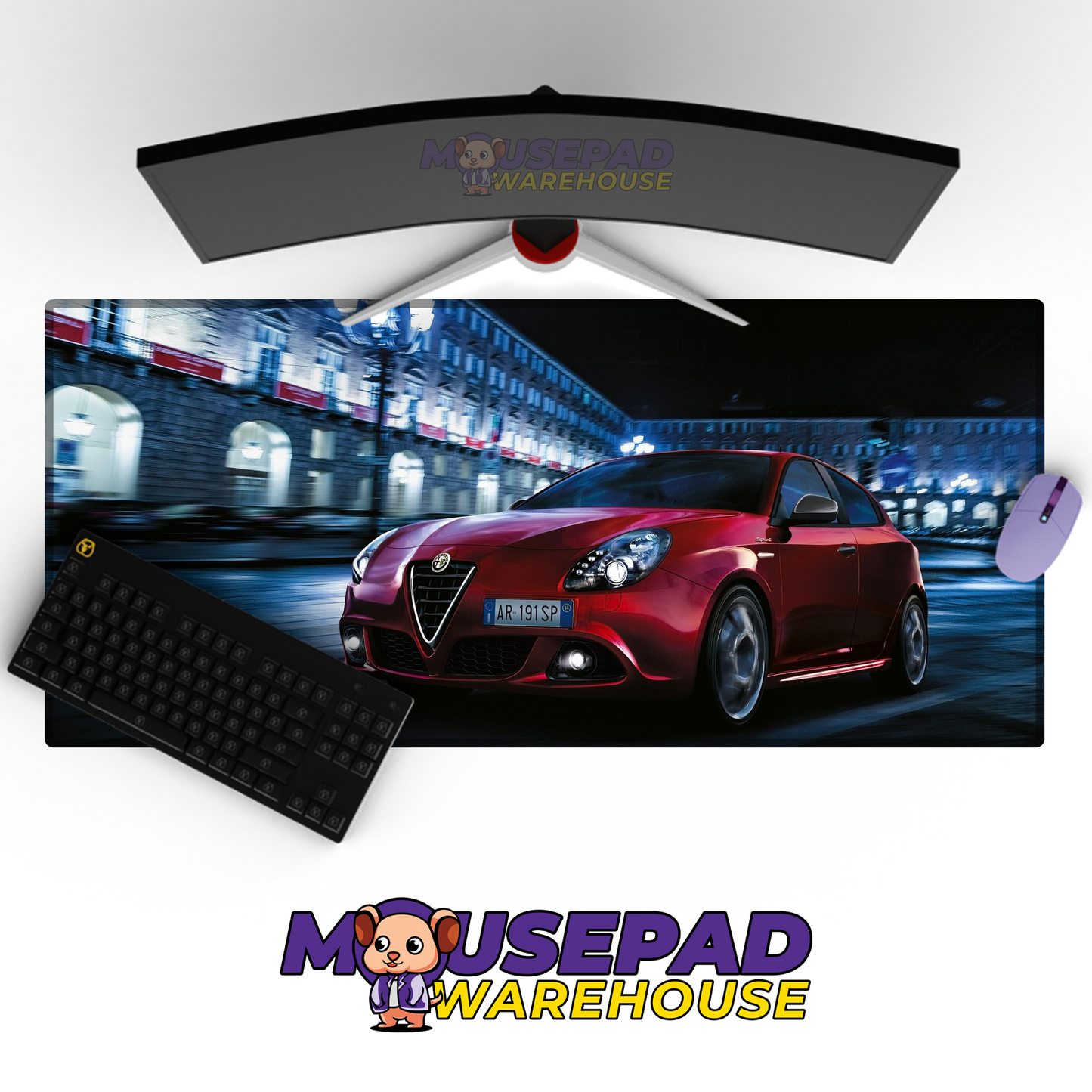 Alfa Romeo Giulietta V26 Mousepad Mockup