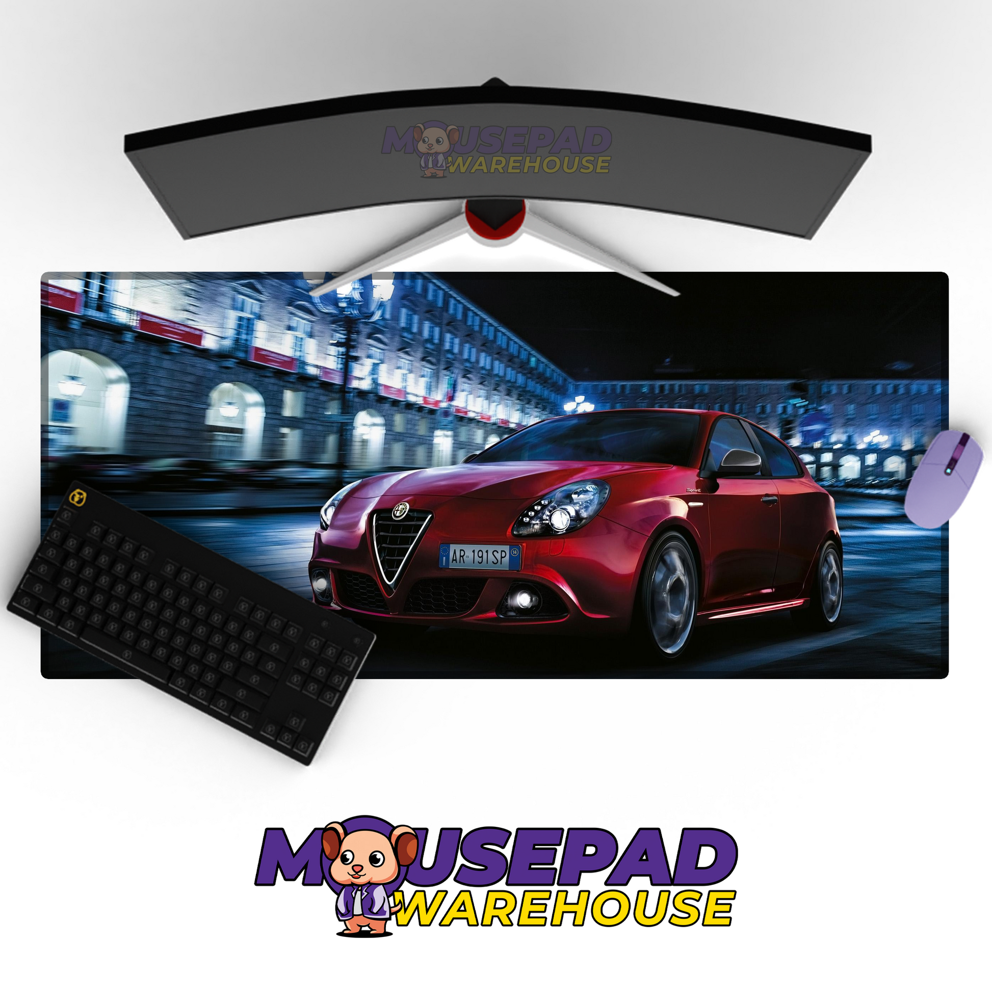 Alfa Romeo Giulietta V26 Mousepad Mockup