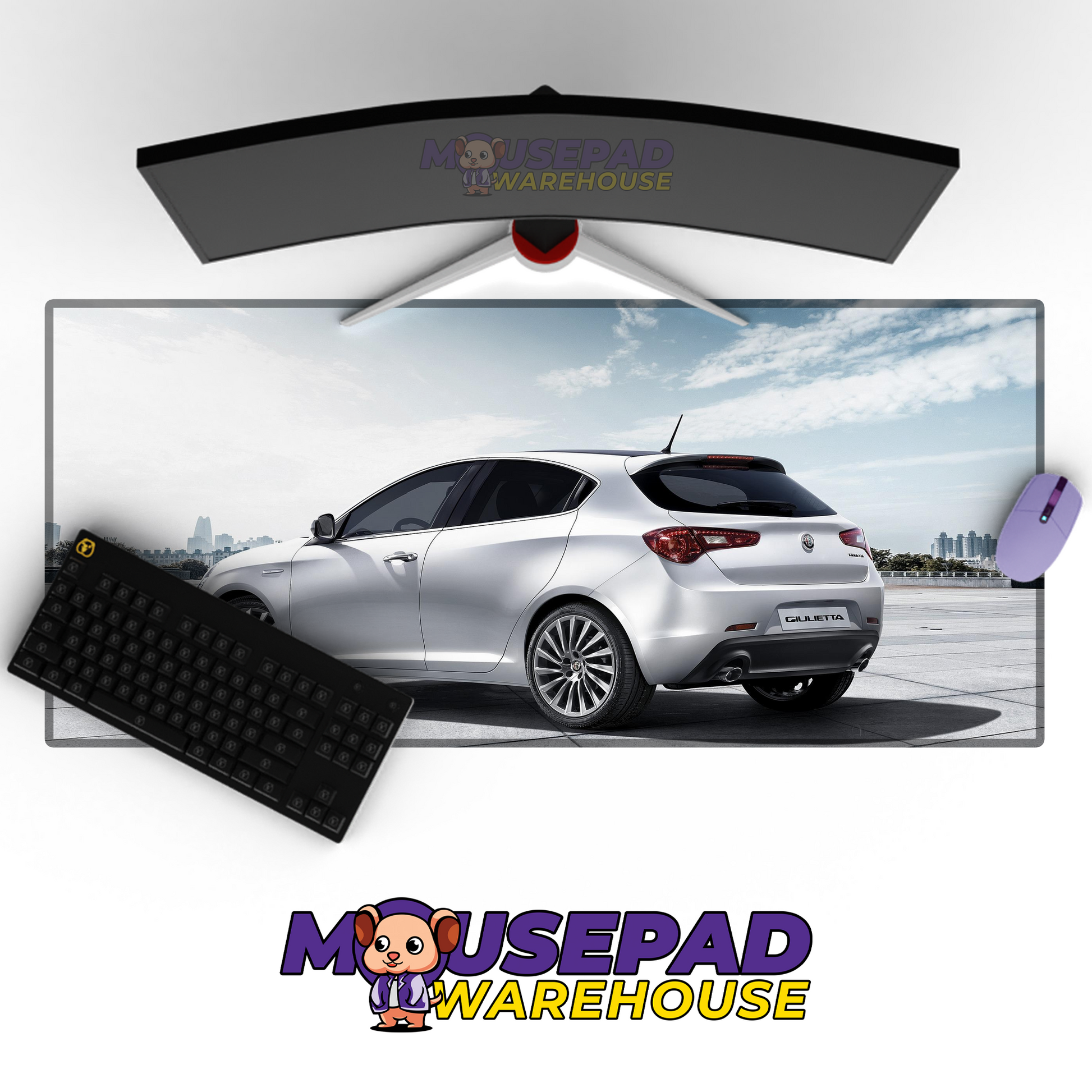 Alfa Romeo Giulietta V30 Mousepad Mockup