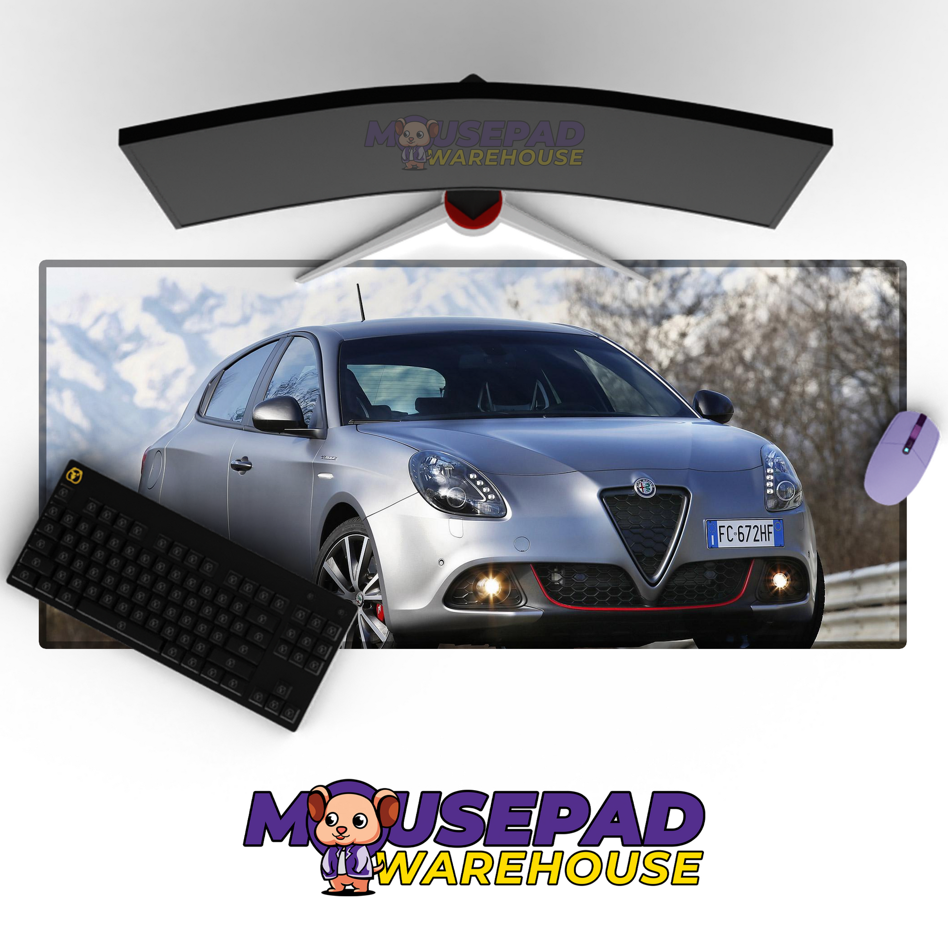 Alfa Romeo Giulietta V34 Mousepad Mockup
