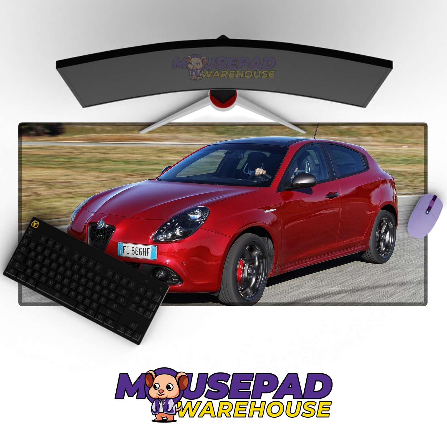 Alfa Romeo Giulietta V37 Mousepad Mockup