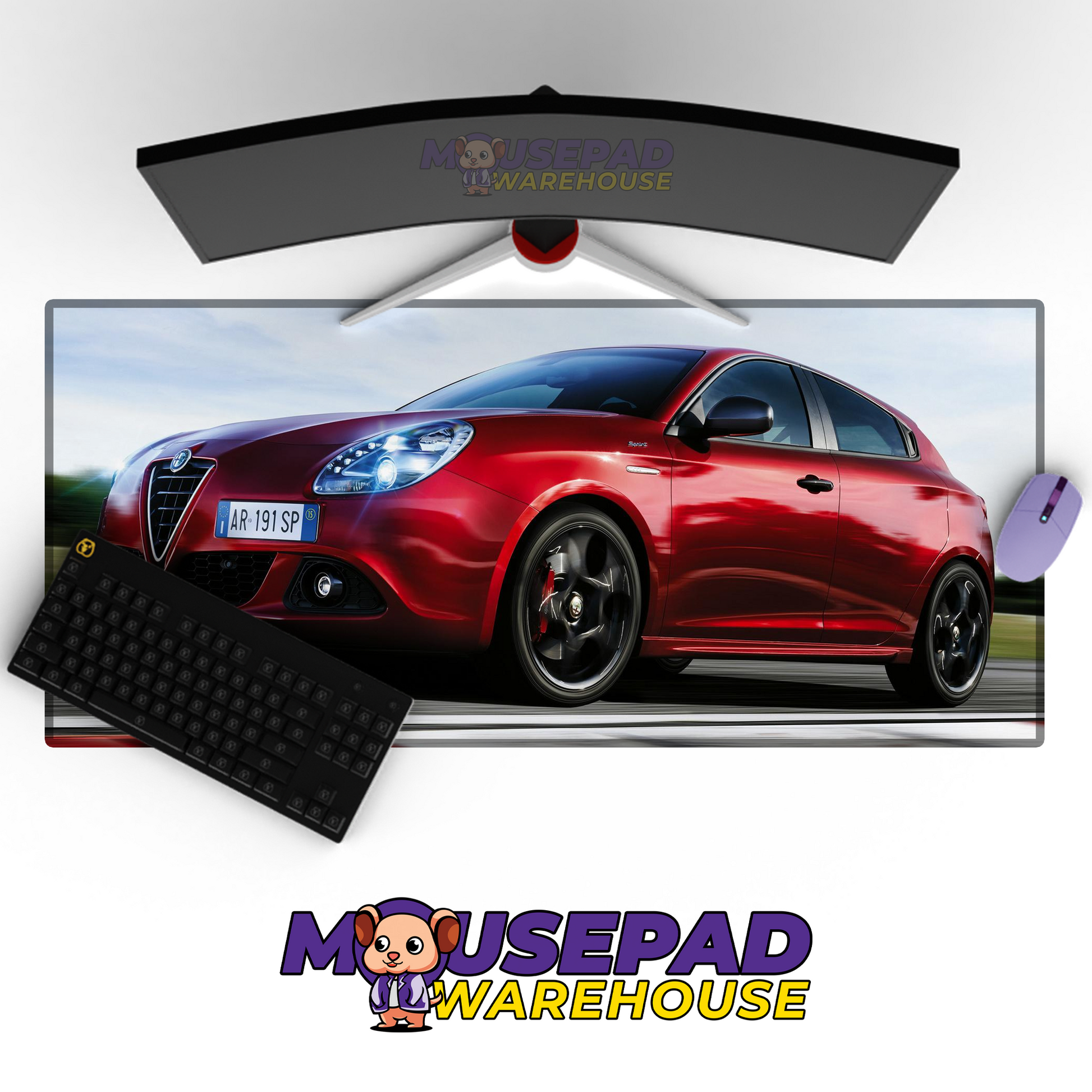Alfa Romeo Giulietta V43 Mousepad Mockup